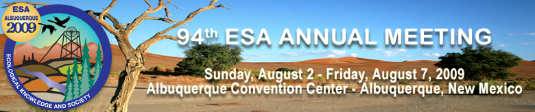94th ESA Annual Meeting (August 2 -- 7, 2009)